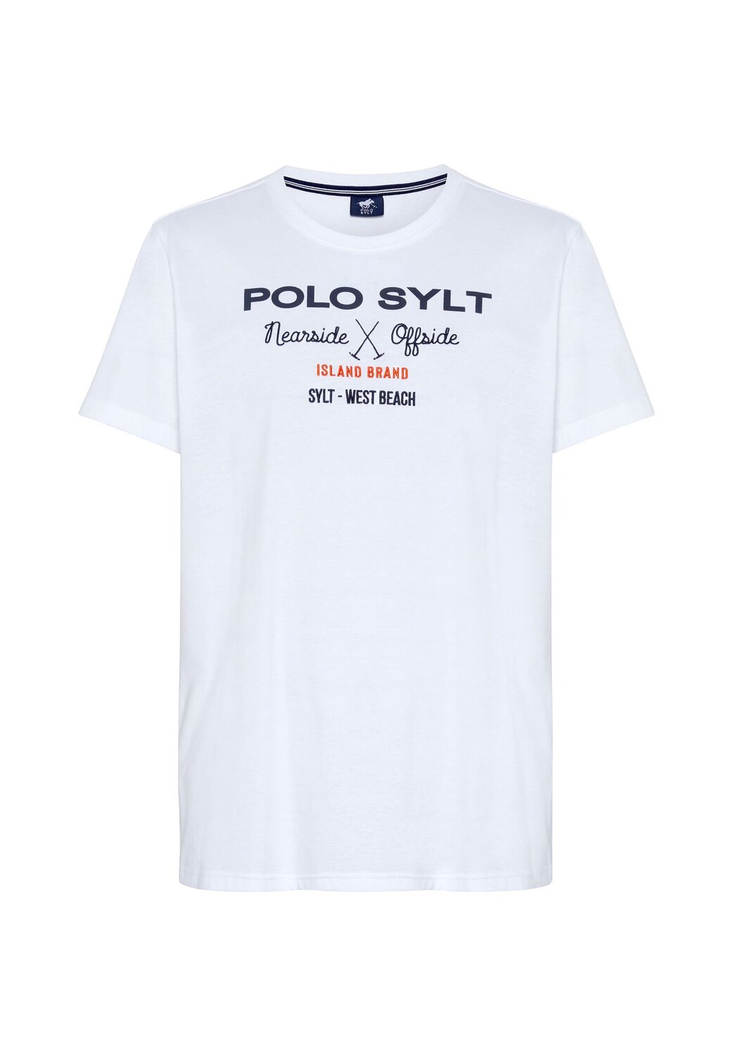 Футболка с пигментным принтом в виде этикетки POLO SYLT, цвет 11-0601 Bright White
Футболка с пигментным принтом в виде этикетки POLO SYLT, цвет 11-0601 Bright White