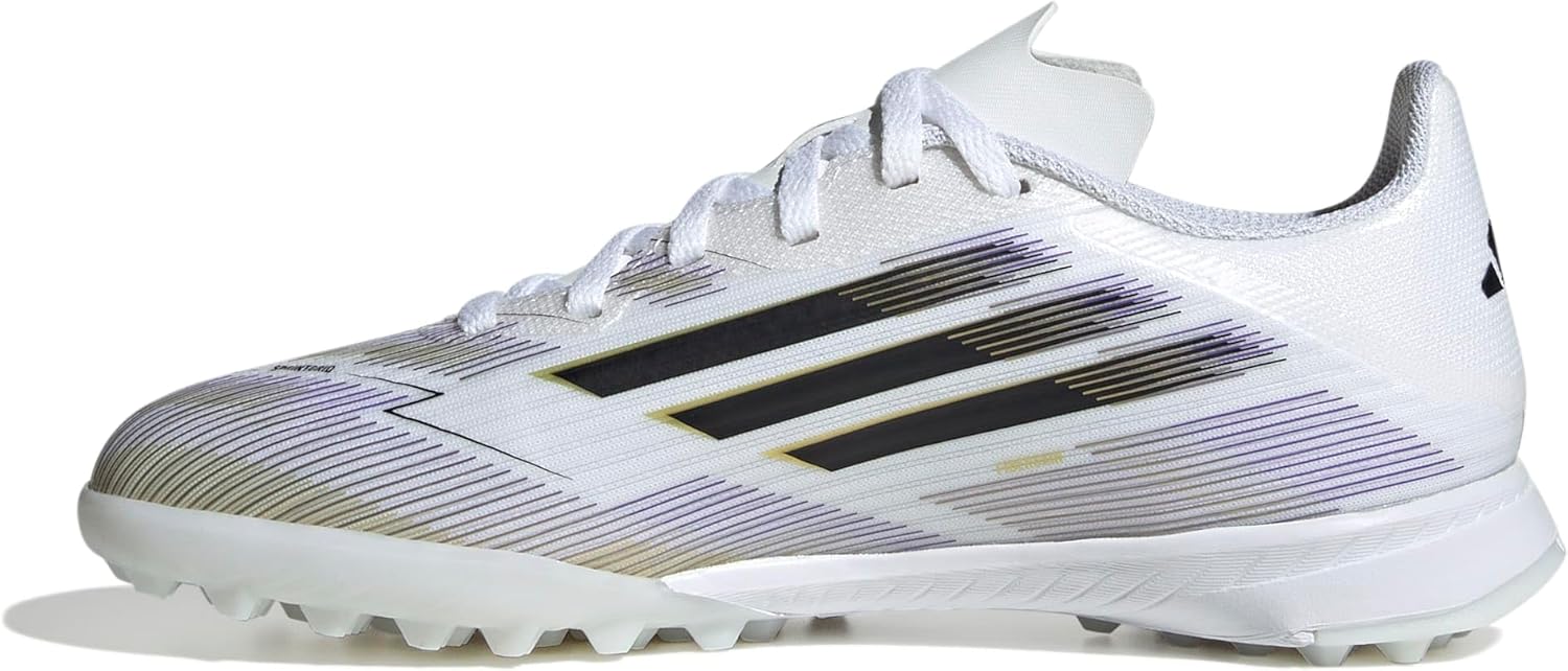 Детские кроссовки Adidas F50 League Turf (унисекс), белый/черный/золотой
Детские кроссовки Adidas F50 League Turf (унисекс), белый/черный/золотой