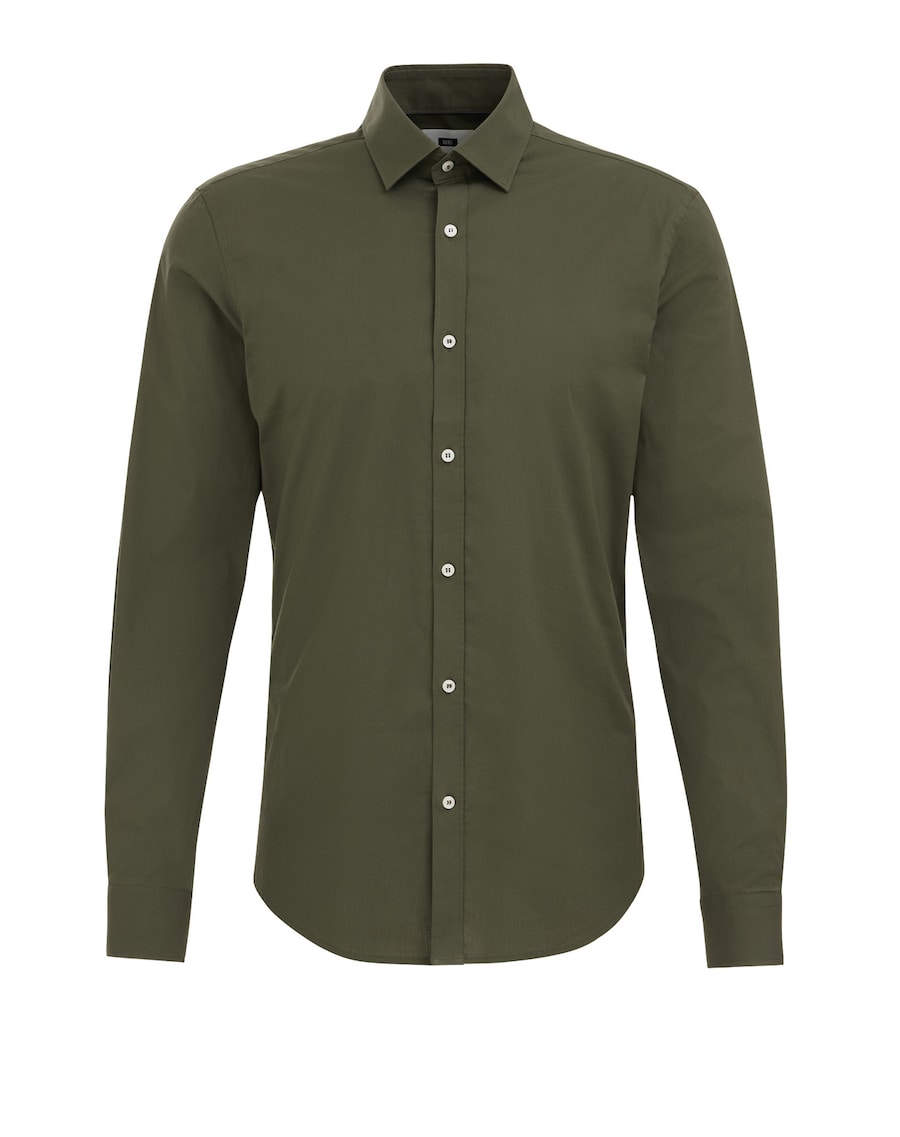 Рубашка Slim Fit на пуговицах WE Fashion, оливковый
Рубашка Slim Fit на пуговицах WE Fashion, оливковый
