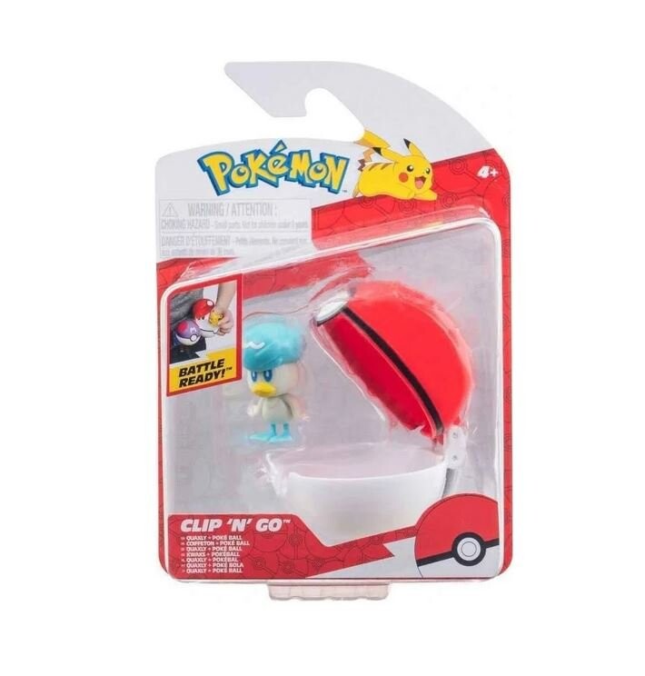 Pokemon, Clip 'N' Go, Quaxly с PokeBall, W17
Pokemon, Clip 'N' Go, Quaxly с PokeBall, W17