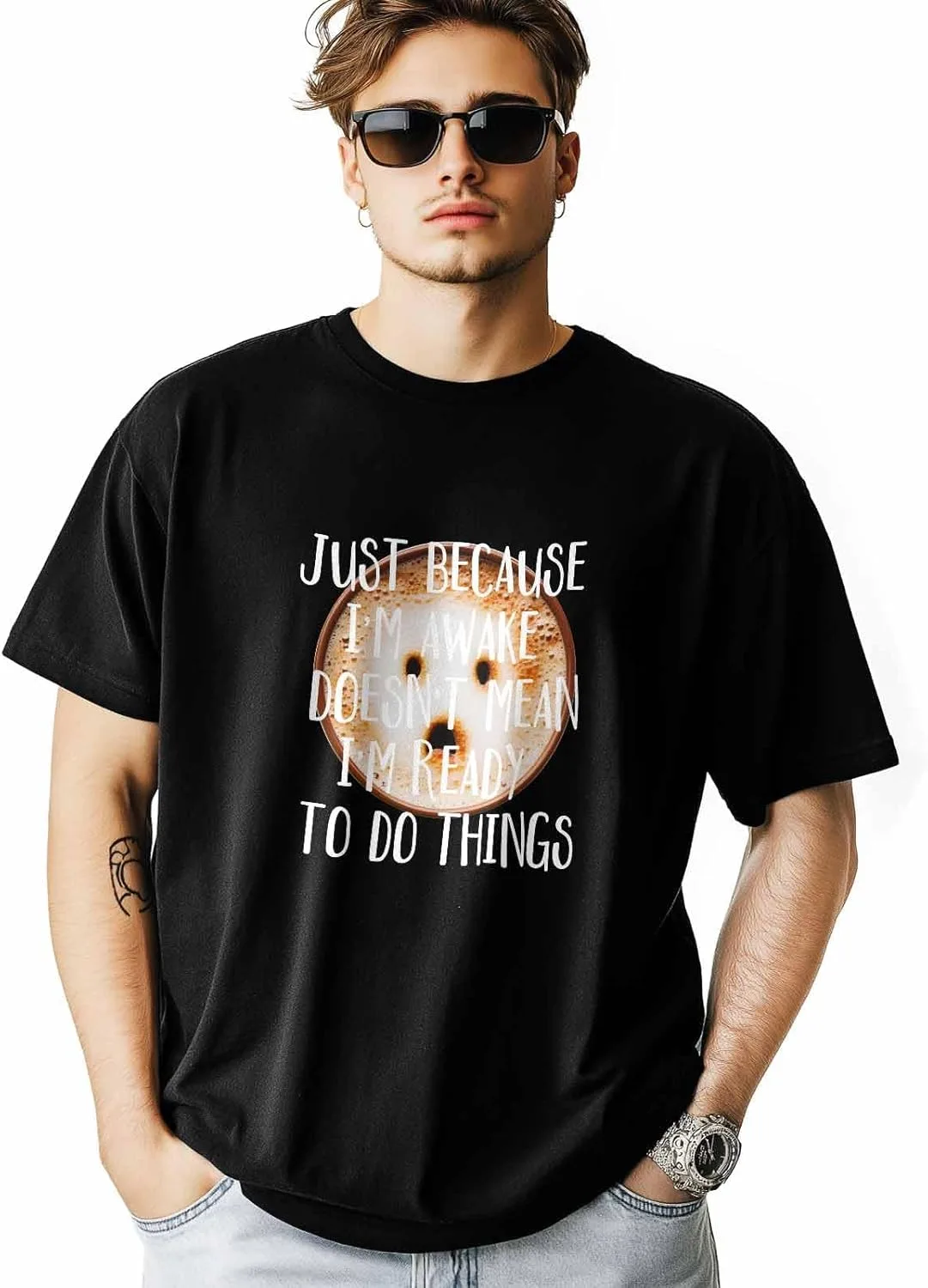 Мужская футболка с принтом, Latte Coffee, короткий рукав, классический воротник HELLOWINK
Мужская футболка с принтом, Latte Coffee, короткий рукав, классический воротник HELLOWINK