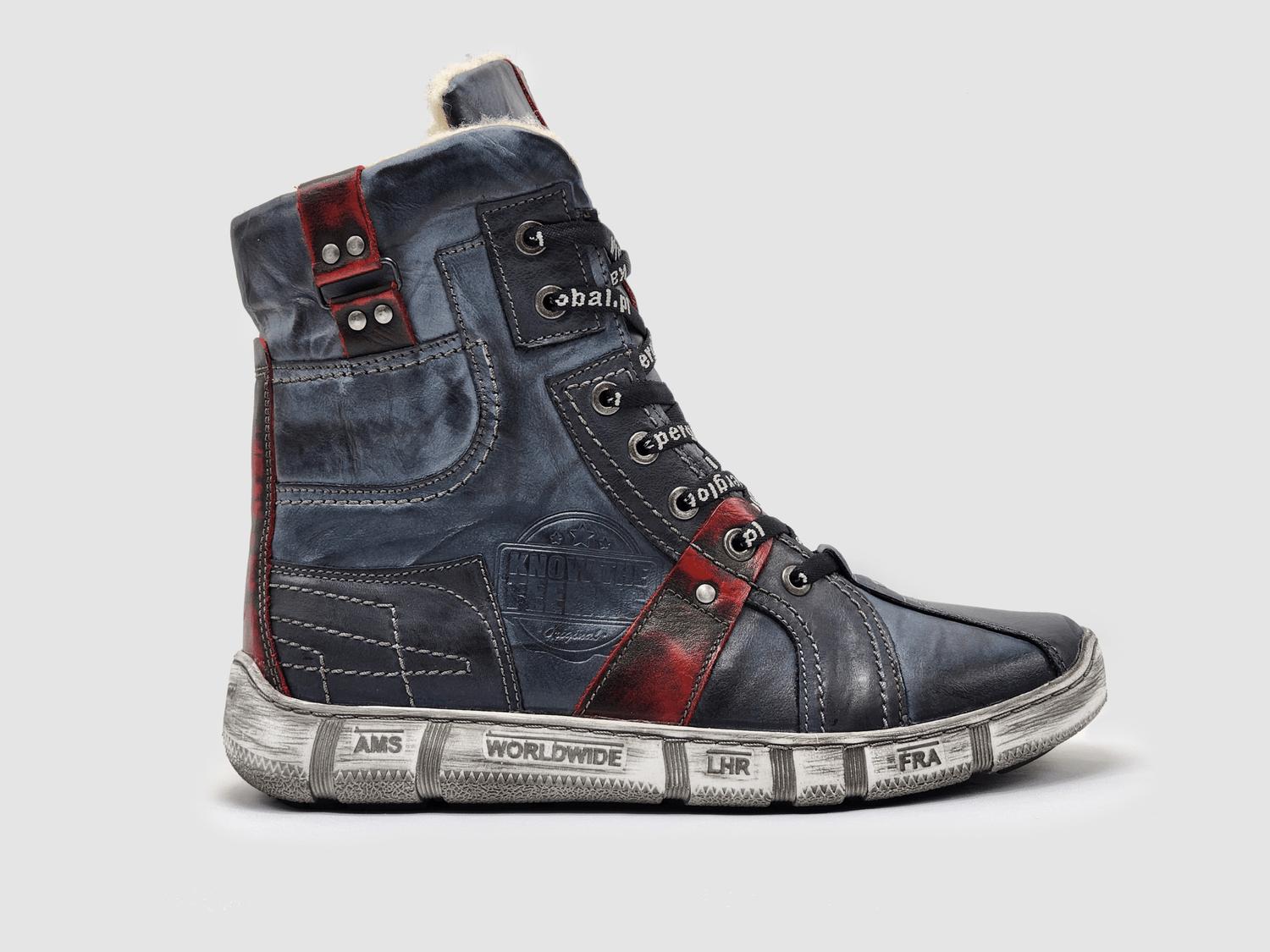 Мужские высокие удобные кожаные ботинки на молнии с утепленной шерстяной подкладкой в цвете Navy KCR Group
Мужские высокие удобные кожаные ботинки на молнии с утепленной шерстяной подкладкой в цвете Navy KCR Group