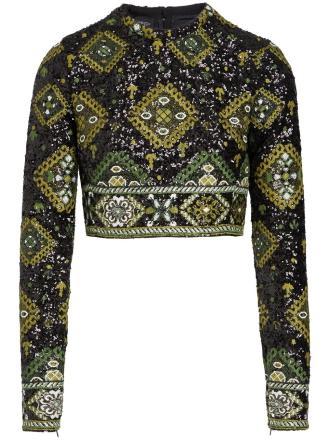 Giambattista Valli укороченный топ, украшенный пайетками, черный
Giambattista Valli укороченный топ, украшенный пайетками, черный