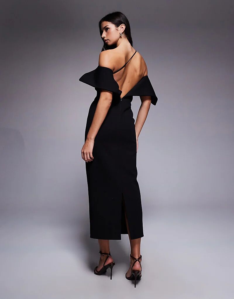 Платье-футляр миди с открытой спиной ASOS DESIGN черного цвета
Платье-футляр миди с открытой спиной ASOS DESIGN черного цвета
