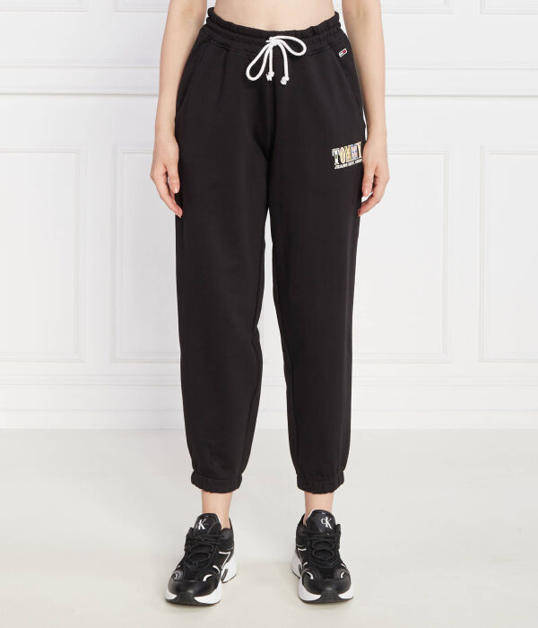 Спортивные штаны женские Tommy Jeans на кулиске, черный
Спортивные штаны женские Tommy Jeans на кулиске, черный