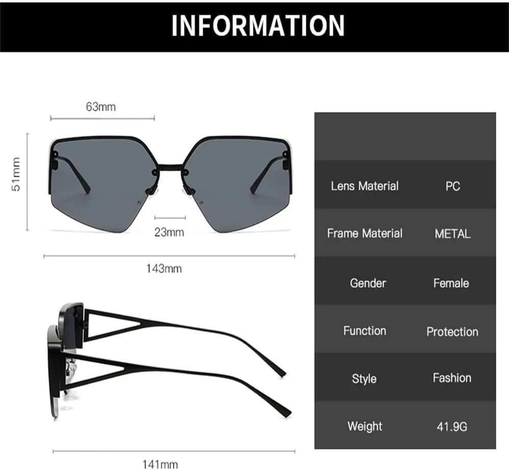 Солнцезащитные очки в полуободковой оправе для женщин, модный тренд, многоугольная оправа, большие солнцезащитные очки, солнцезащитные очки KTUCN, Gold Green
Солнцезащитные очки в полуободковой оправе для женщин, модный тренд, многоугольная оправа, большие солнцезащитные очки, солнцезащитные очки KTUCN, Gold Green