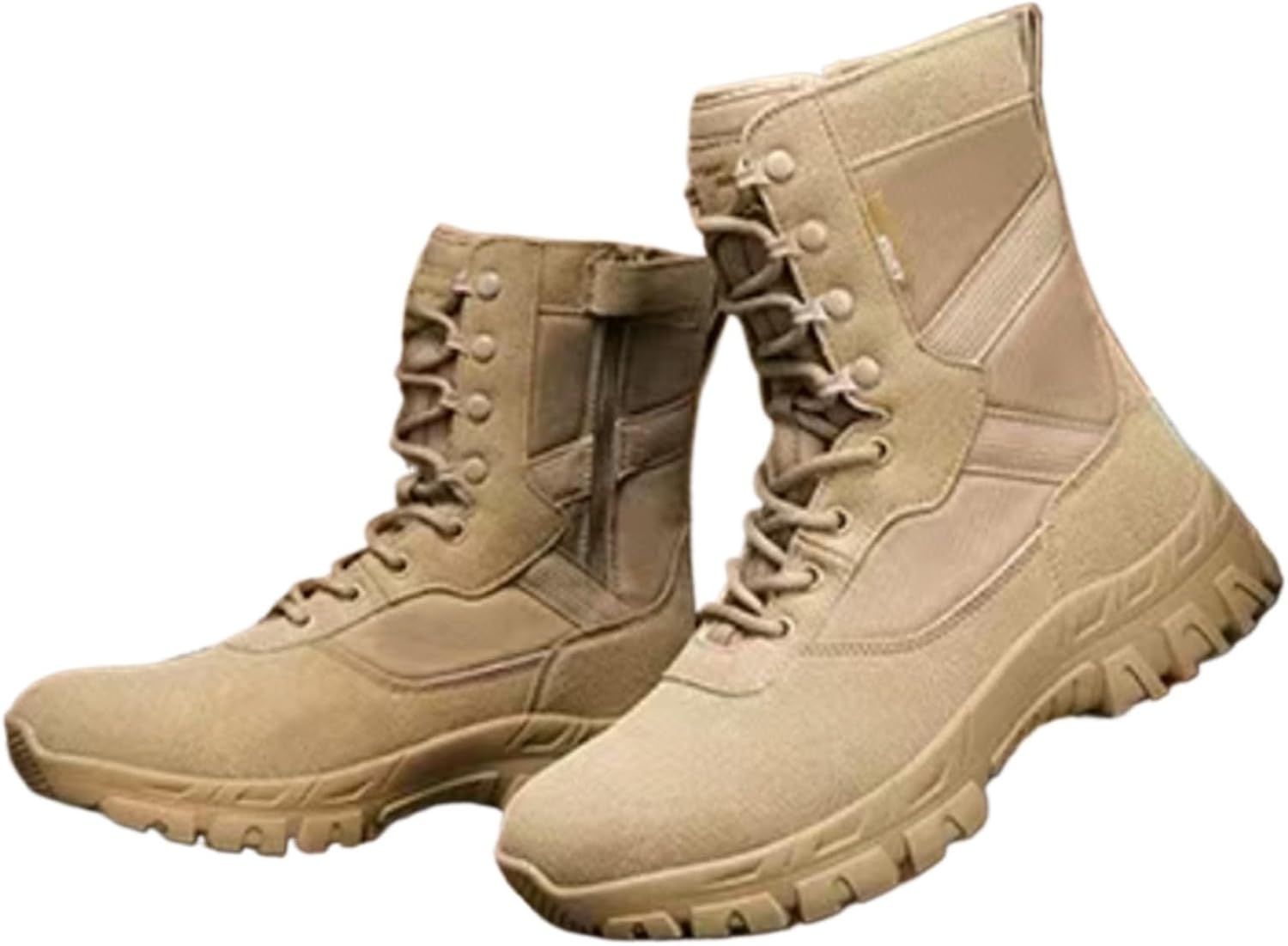 Мужские тактические ботинки для туризма с боковой молнией, кожаные, для горных походов и боевых действий, подходят для велоспорта, кемпинга и активного отдыха на природе Negyanme, хаки
Мужские тактические ботинки для туризма с боковой молнией, кожаные, для горных походов и боевых действий, подходят для велоспорта, кемпинга и активного отдыха на природе Negyanme, хаки