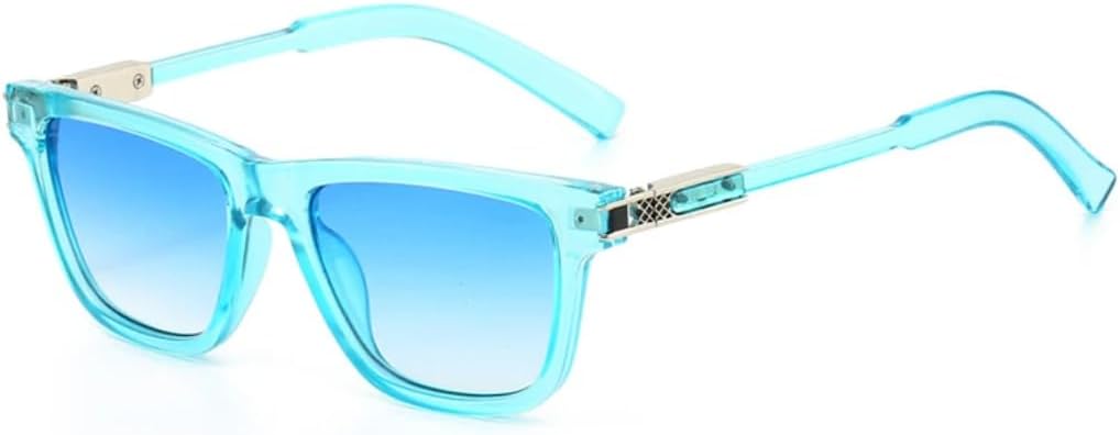 Ретро квадратные солнцезащитные очки для женщин, градиентные, защита от УФ-излучения UV400, модные для мужчин, для активного отдыха, в стиле панк TVTBBVV, Blue Blue Gradient
Ретро квадратные солнцезащитные очки для женщин, градиентные, защита от УФ-излучения UV400, модные для мужчин, для активного отдыха, в стиле панк TVTBBVV, Blue Blue Gradient