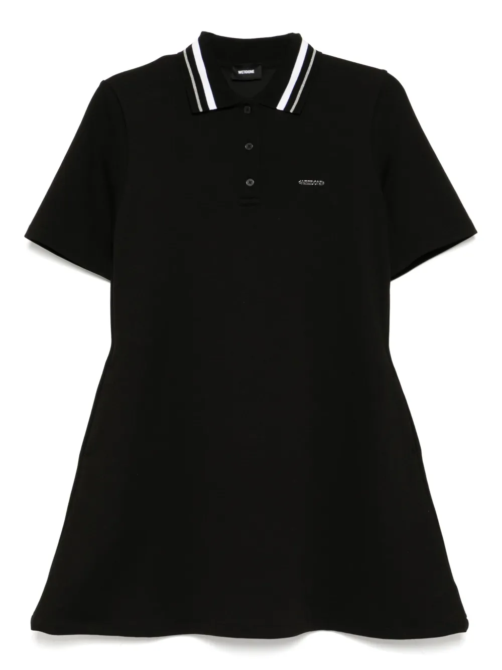 Платье мини с воротником поло We11done, черный
Платье мини с воротником поло We11done, черный