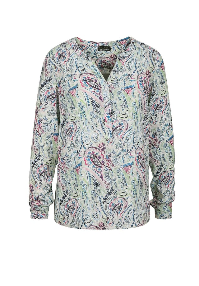 Короткий размер: блузка с принтом Goldner, мультиколор
Короткий размер: блузка с принтом Goldner, мультиколор