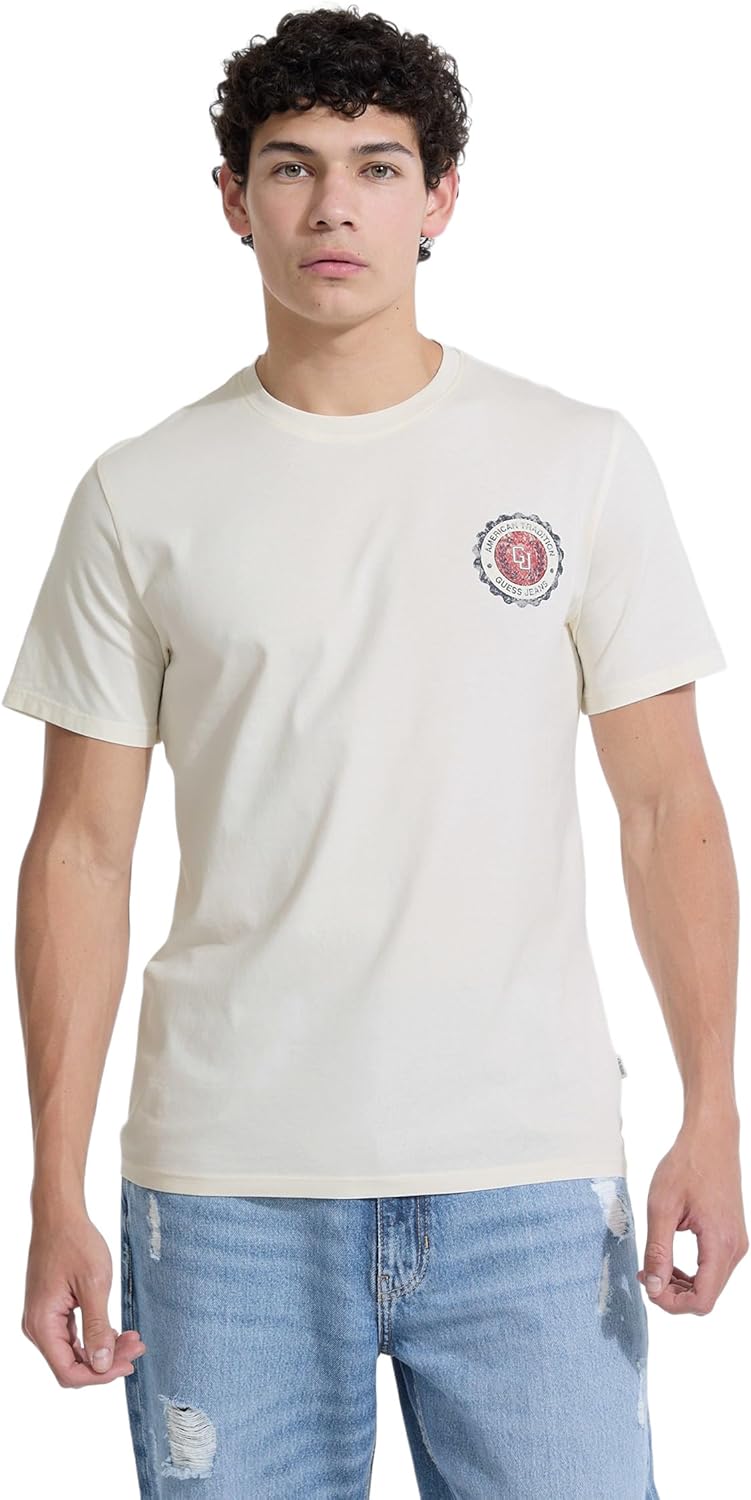 Футболка Guess Jeans Slim с логотипом спереди и сзади
Футболка Guess Jeans Slim с логотипом спереди и сзади