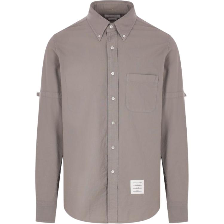 Оксфордская рубашка с манжетами на рукавах THOM BROWNE, серый
Оксфордская рубашка с манжетами на рукавах THOM BROWNE, серый