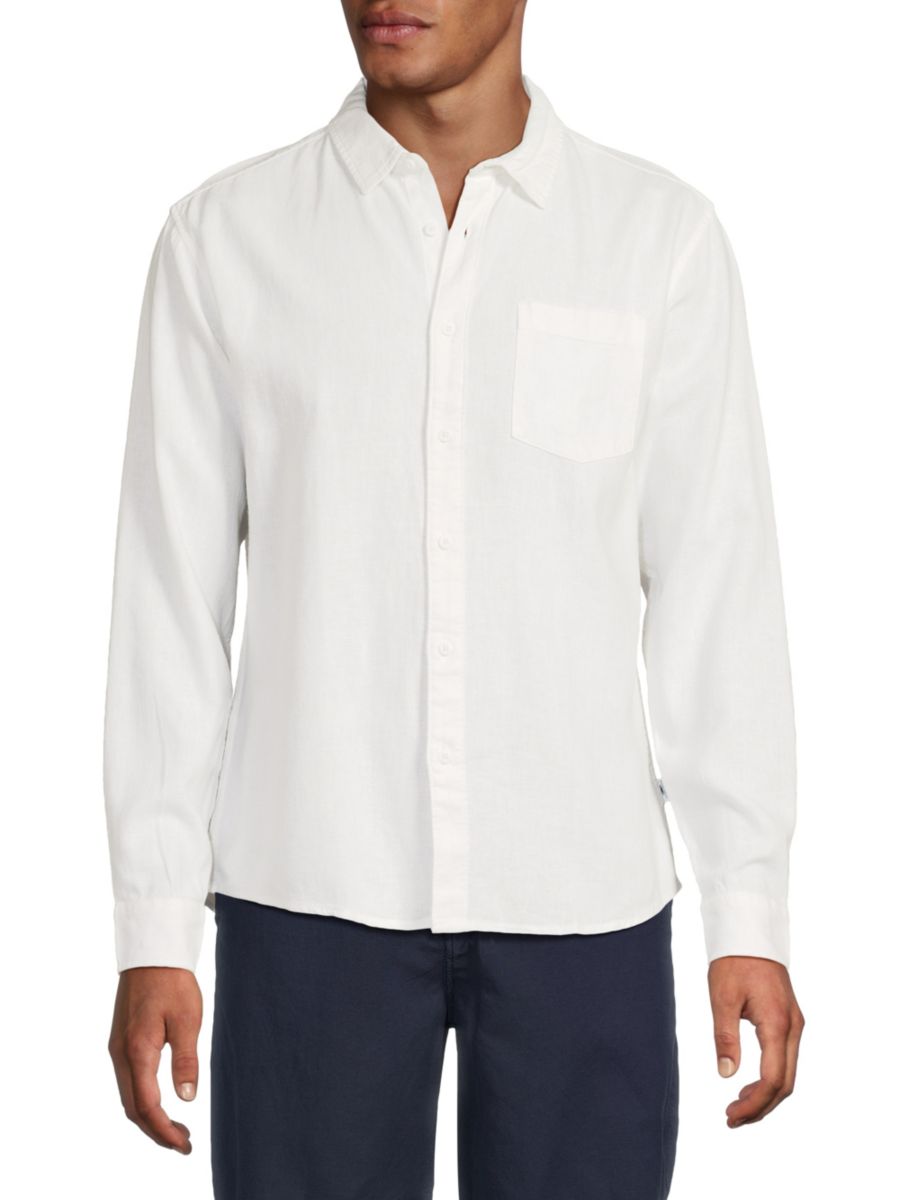 Рубашка из льняной смеси Vintage Summer, белый
Рубашка из льняной смеси Vintage Summer, белый