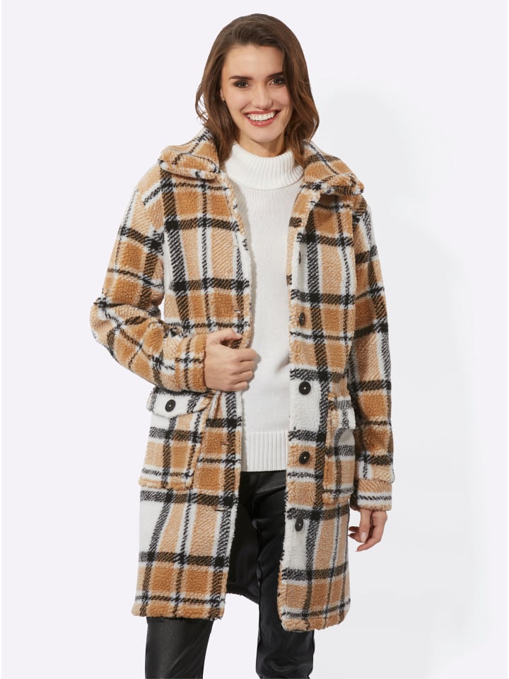 Короткое пальто цвета экрю и черной клетки WITT WEIDEN
Короткое пальто цвета экрю и черной клетки WITT WEIDEN