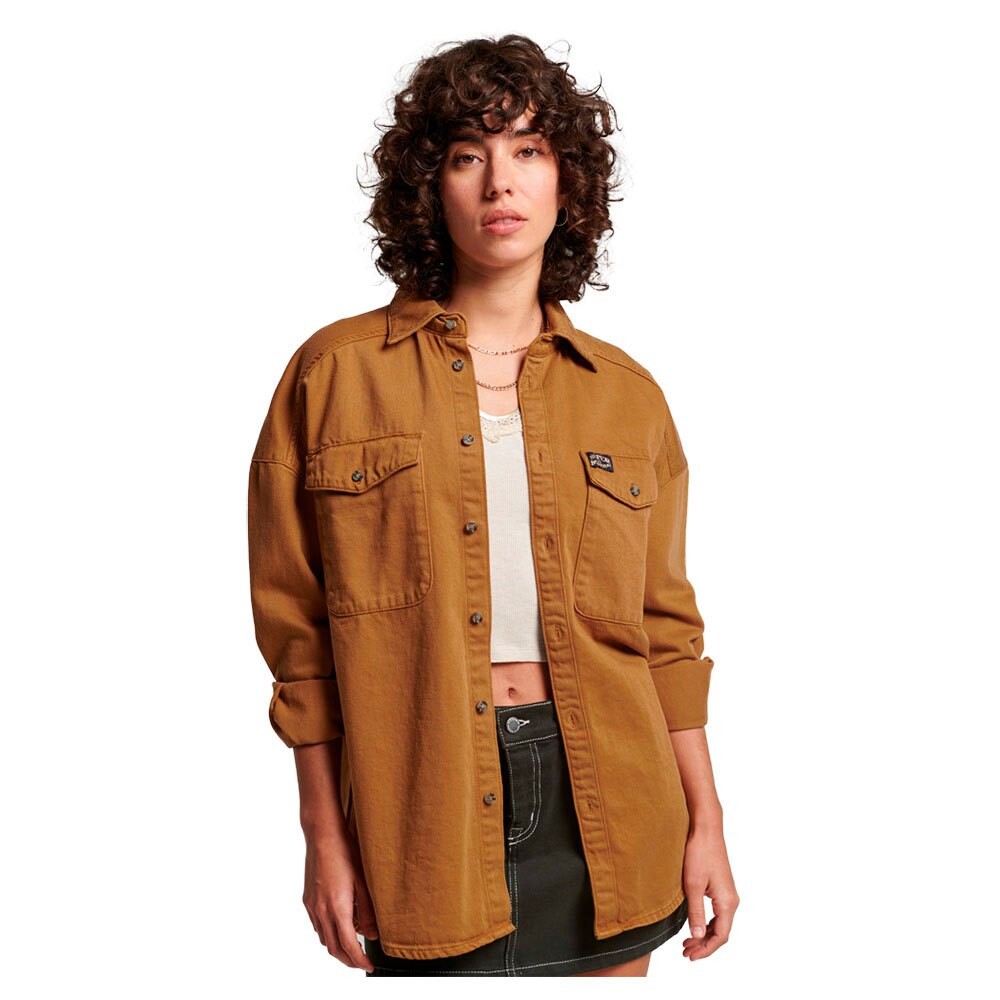 Рубашка Superdry Denim, коричневый
Рубашка Superdry Denim, коричневый