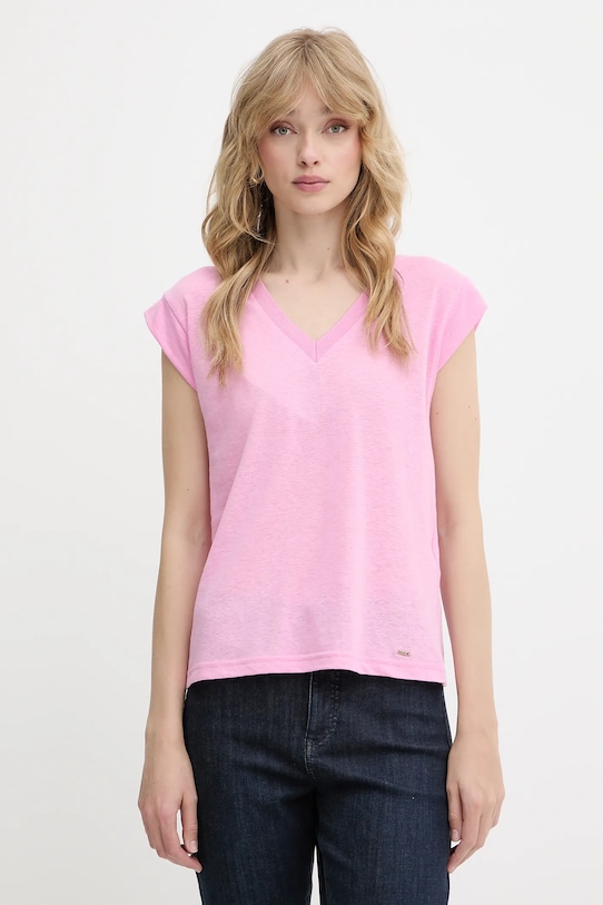 Льняная футболка Morgan, розовый
Льняная футболка Morgan, розовый