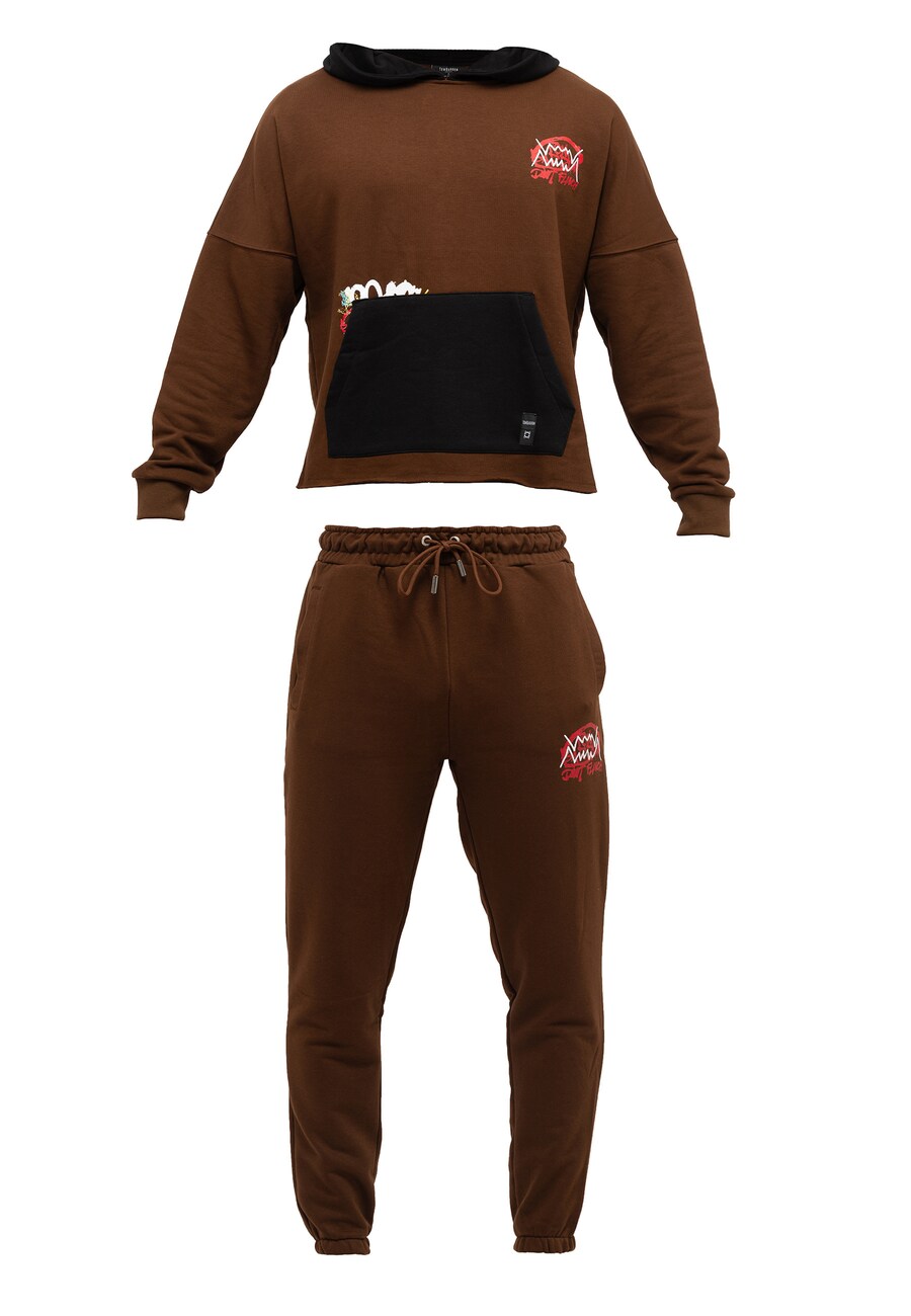 Спортивный костюм Tom Barron, коричневый
Спортивный костюм Tom Barron, коричневый