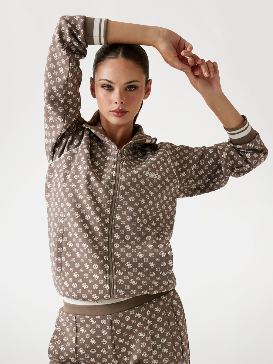 Толстовка с капюшоном на молнии GUESS Scuba, коричневый
Толстовка с капюшоном на молнии GUESS Scuba, коричневый