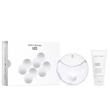 Issey Miyake A Drop d'Issey Gift Set 50ml EDP + 50ml Moisturizing Hand Cream
Issey Miyake A Drop d'Issey Gift Set 50ml EDP + 50ml Moisturizing Hand Cream