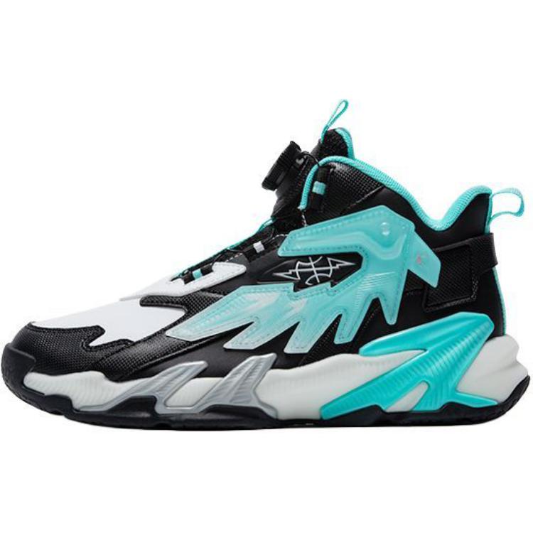 QIAODAN Детские баскетбольные кроссовки среднего размера с противоскользящей подошвой, износостойкие, черно-зеленые, для подростков
QIAODAN Детские баскетбольные кроссовки среднего размера с противоскользящей подошвой, износостойкие, черно-зеленые, для подростков