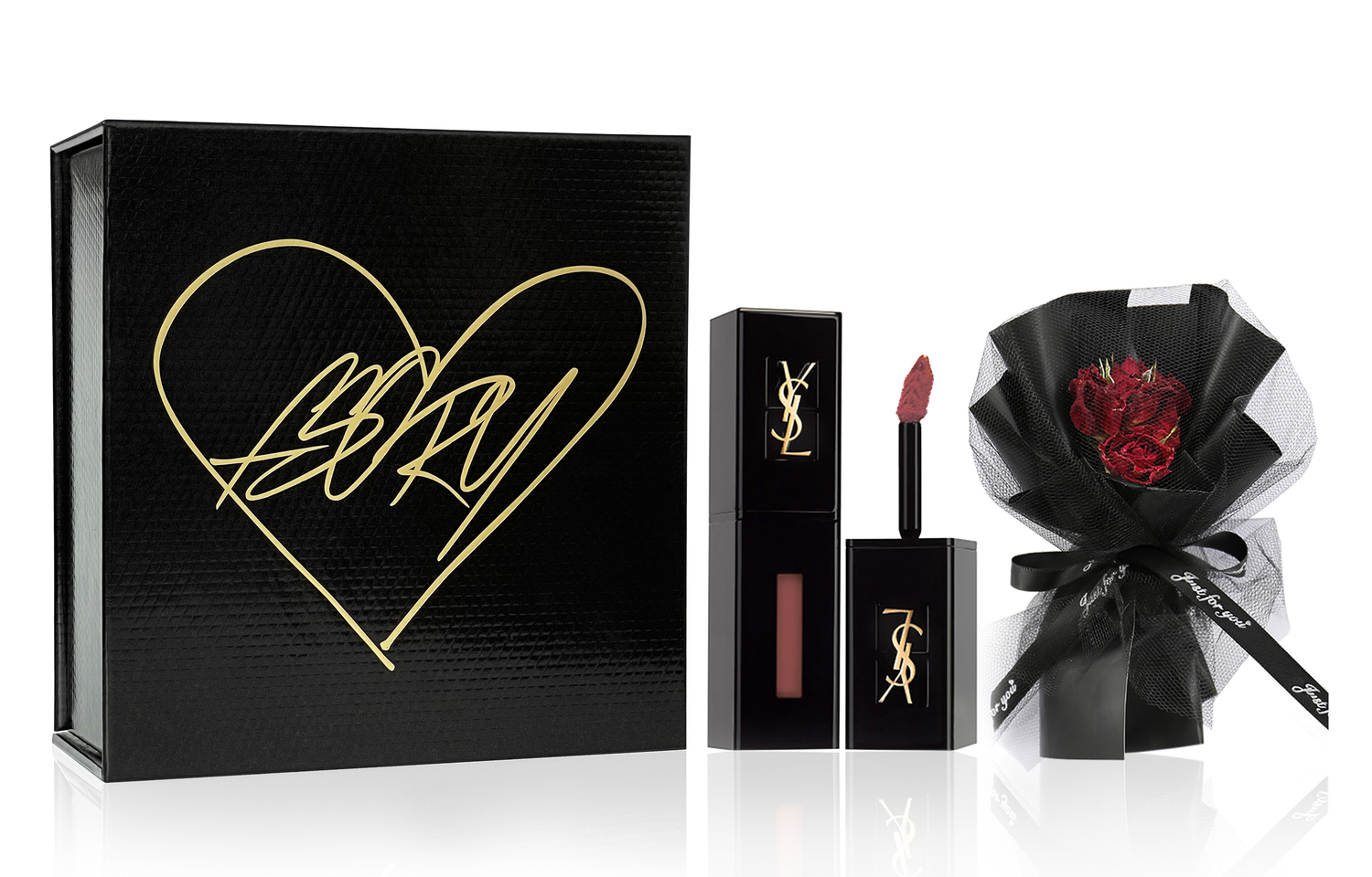 SAINT LAURENT Черный тюбик блеска для губ глянцевый легко растушевывается глянцевый блеск для губ 5,5 мл + черно-золотая коробка
SAINT LAURENT Черный тюбик блеска для губ глянцевый легко растушевывается глянцевый блеск для губ 5,5 мл + черно-золотая коробка