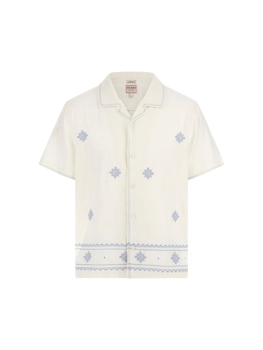 Рубашка на пуговицах классического кроя GUESS, серебряный
Рубашка на пуговицах классического кроя GUESS, серебряный