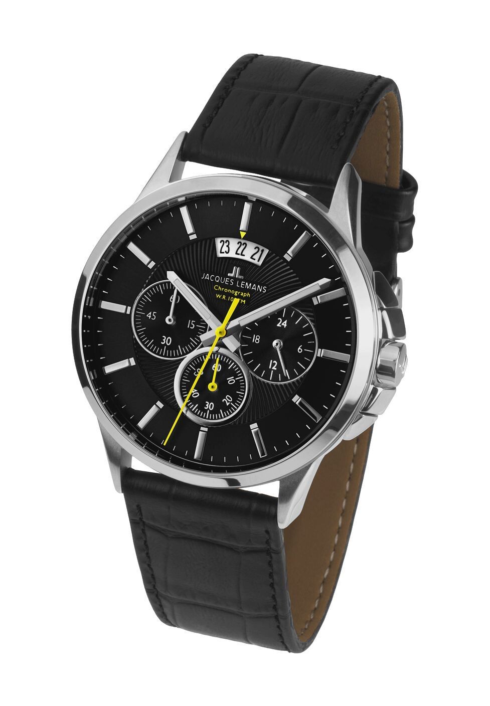 Мужской хронограф 1-1542А JACQUES LEMANS, цвет Schwarz Silber
Мужской хронограф 1-1542А JACQUES LEMANS, цвет Schwarz Silber