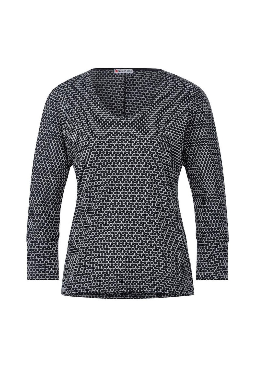 Рубашка с длинным рукавом Street One, цвет Deep Blue Melange
Рубашка с длинным рукавом Street One, цвет Deep Blue Melange