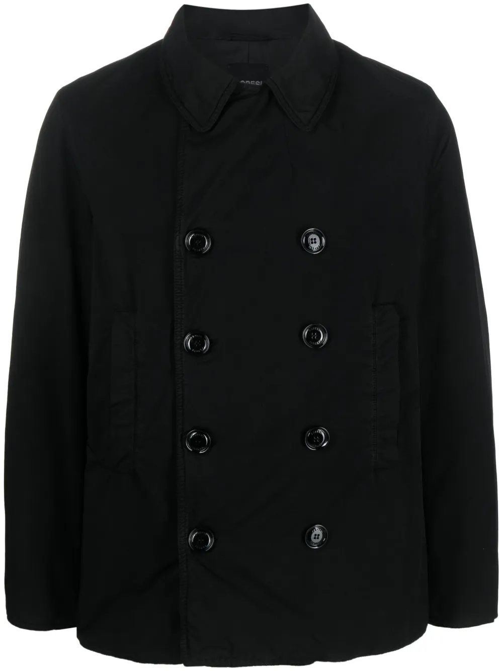 Двубортный пуховик ASPESI, черный 
Двубортный пуховик ASPESI, черный