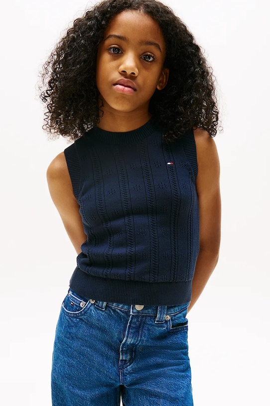 Хлопковый свитер Tommy Hilfiger, темно-синий
Хлопковый свитер Tommy Hilfiger, темно-синий