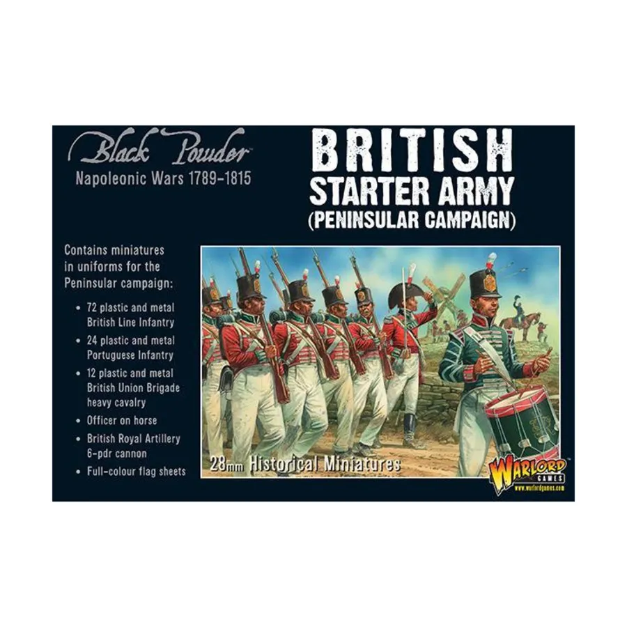 Британская стартовая армия (полуостровная кампания), Black Powder - Napoleonic Wars 1789-1815 - British (28mm) 
Британская стартовая армия (полуостровная кампания), Black Powder - Napoleonic Wars 1789-1815 - British (28mm)