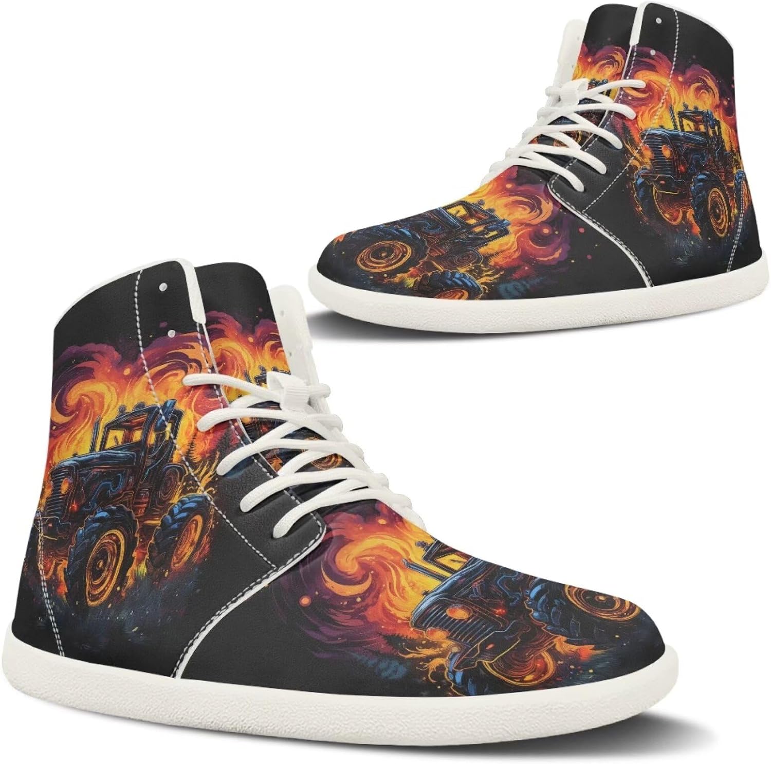 Мужские кроссовки для хайкинга с принтом «Огненная машина», спортивная обувь для улицы, треккинга и бега по тропам, белая подошва Pugasmiru
Мужские кроссовки для хайкинга с принтом «Огненная машина», спортивная обувь для улицы, треккинга и бега по тропам, белая подошва Pugasmiru