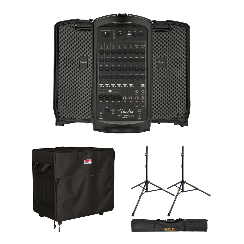 Портативная PA-системы Fender Passport Venue Series 2 Portable Powered PA Kit with
Портативная PA-системы Fender Passport Venue Series 2 Portable Powered PA Kit with