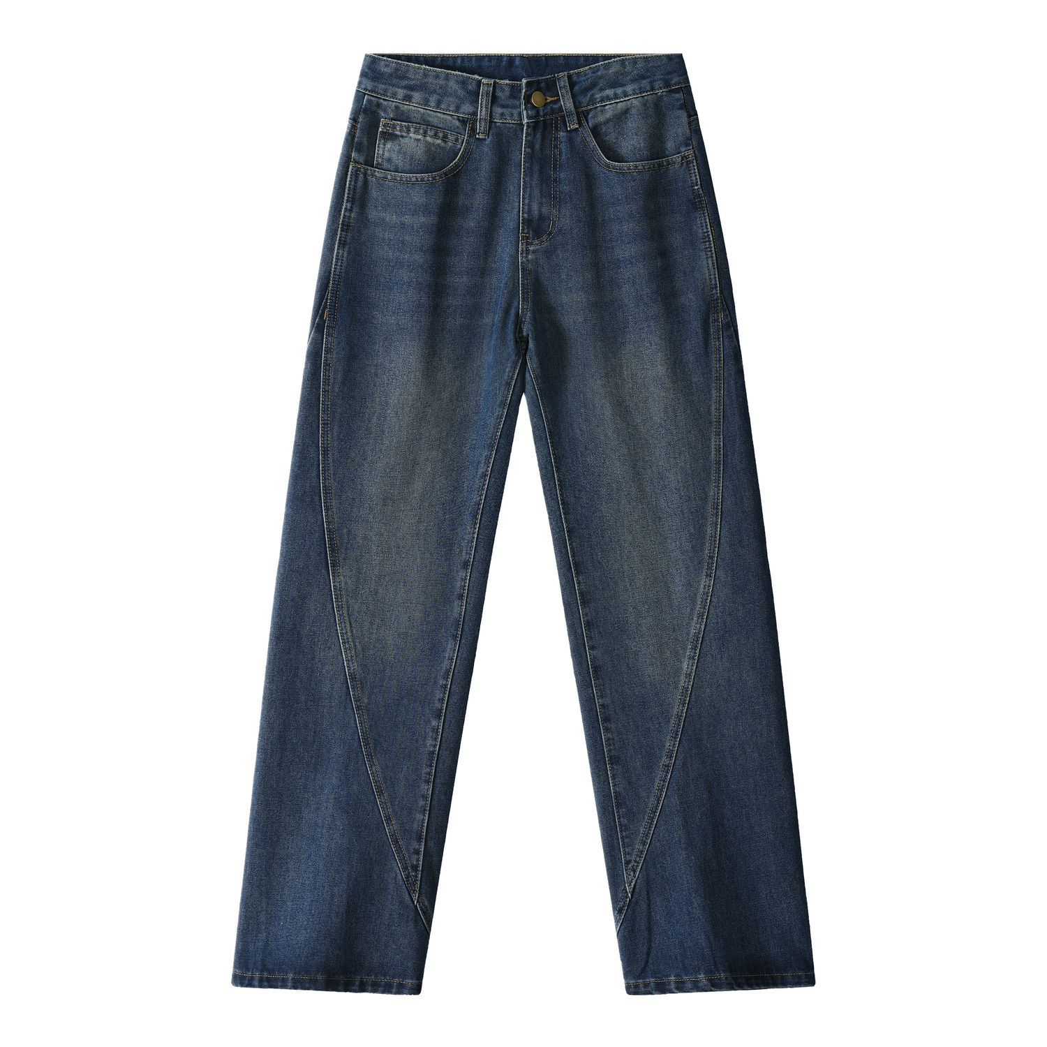 Джинсы унисекс, брюки прямого кроя средней жесткости Fuerza, темный синий
Джинсы унисекс, брюки прямого кроя средней жесткости Fuerza, темный синий