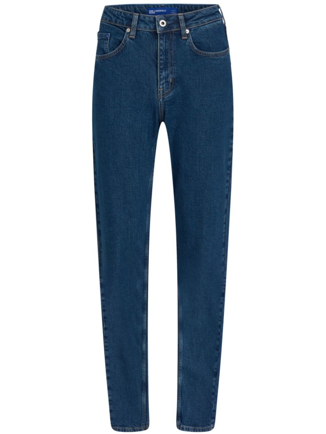 Джинсы с высокой посадкой и зауженными штанинами Karl Lagerfeld Jeans, синий
Джинсы с высокой посадкой и зауженными штанинами Karl Lagerfeld Jeans, синий