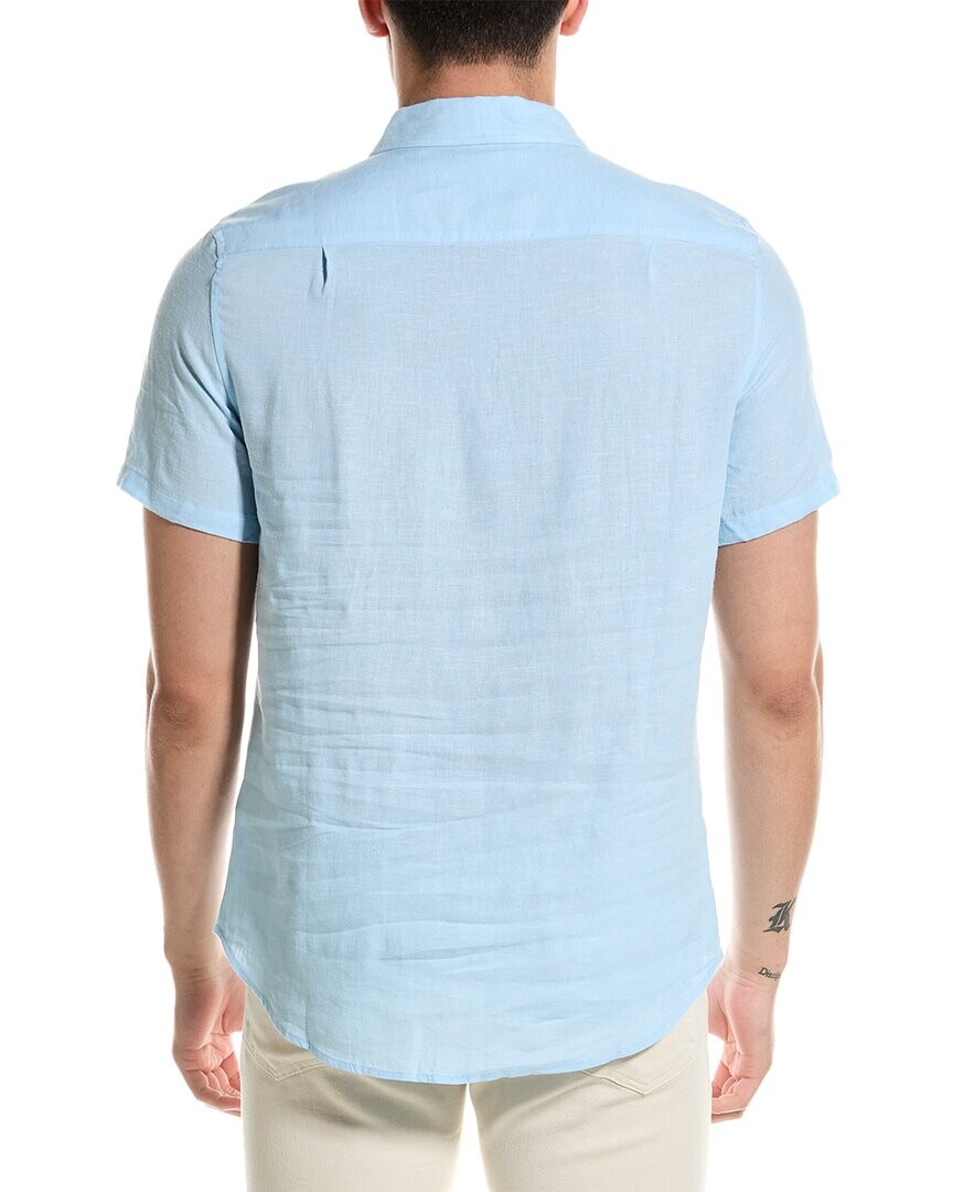 Рубашка Onia Standard из смесового льна, синий
Рубашка Onia Standard из смесового льна, синий