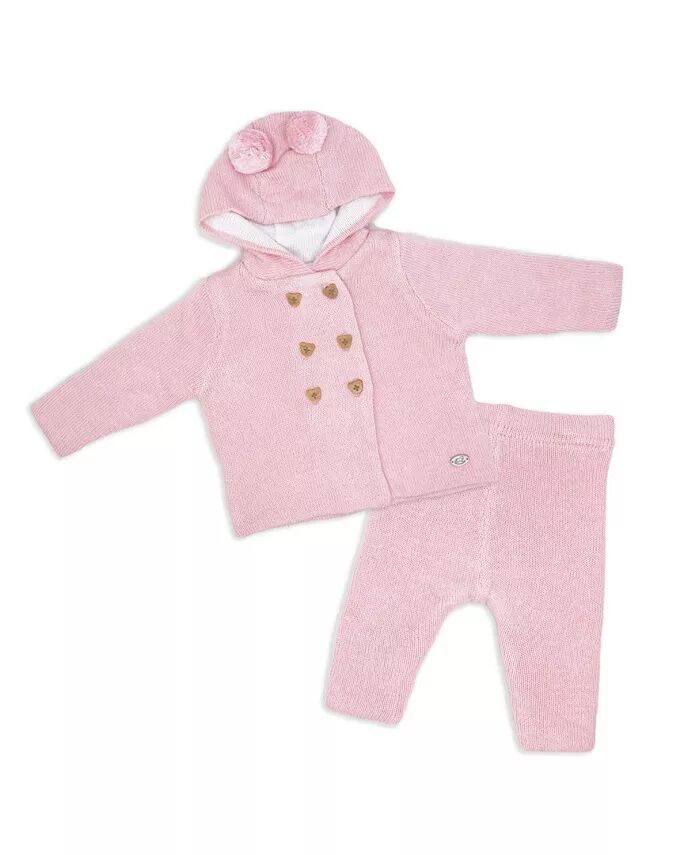 Вязаный комплект из 2 предметов: кофточка и штаны для девочек Rock-A-Bye Baby Boutique, розовый
Вязаный комплект из 2 предметов: кофточка и штаны для девочек Rock-A-Bye Baby Boutique, розовый