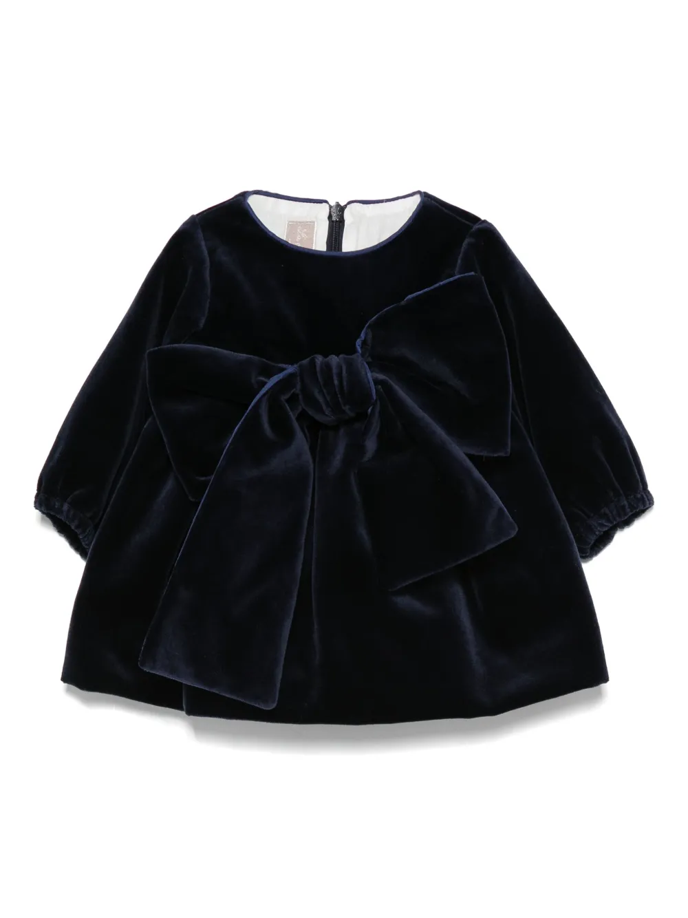 Комплект из двух бархатных платьев с бантом La Stupenderia, синий
Комплект из двух бархатных платьев с бантом La Stupenderia, синий