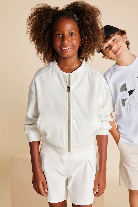 Детская куртка-бомбер Mayoral, белый
Детская куртка-бомбер Mayoral, белый