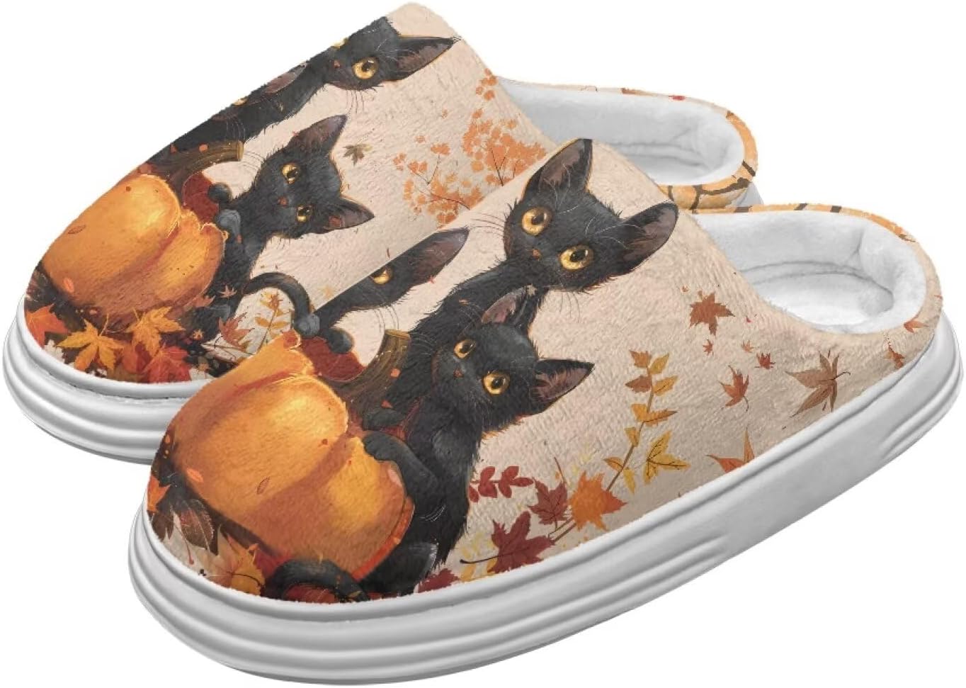 Тапочки Chririnla на День Благодарения для женщин и мужчин, мягкие, уютные, комфортные, плюшевые, легкие, без шнурков, для дома и улицы, с противоскользящей подошвой из EVA, черный
Тапочки Chririnla на День Благодарения для женщин и мужчин, мягкие, уютные, комфортные, плюшевые, легкие, без шнурков, для дома и улицы, с противоскользящей подошвой из EVA, черный