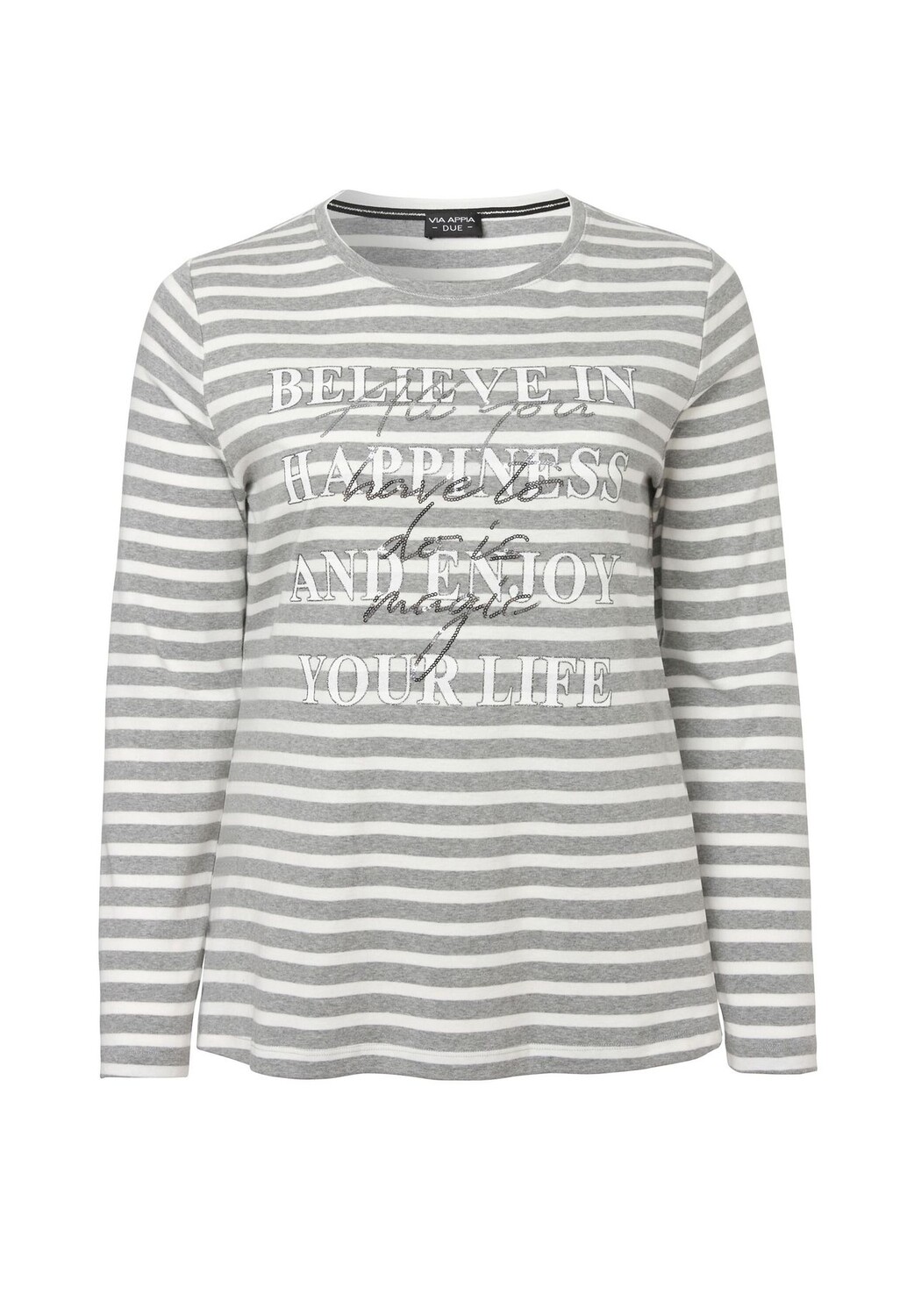 Рубашка с длинными рукавами Модная рубашка с длинными рукавами и пайетками Via Appia -Due-, цвет Grau Melange Ecru
Рубашка с длинными рукавами Модная рубашка с длинными рукавами и пайетками Via Appia -Due-, цвет Grau Melange Ecru