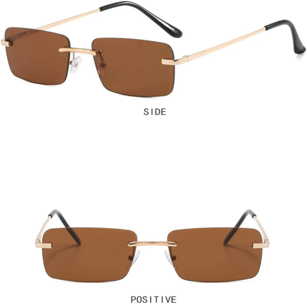 Солнцезащитные очки с защитой UV400 | Панк, без оправы, розово-голубые | для женщин и мужчин, для занятий спортом на открытом воздухе и вождения DSVIGF, Gold Gray
Солнцезащитные очки с защитой UV400 | Панк, без оправы, розово-голубые | для женщин и мужчин, для занятий спортом на открытом воздухе и вождения DSVIGF, Gold Gray