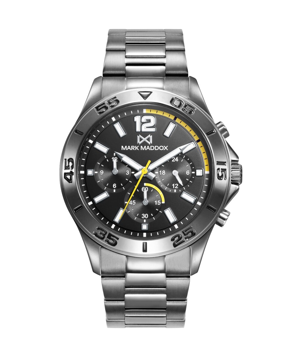 Многофункциональные мужские часы Mission из серой стали с браслетом Mark Maddox, серый
Многофункциональные мужские часы Mission из серой стали с браслетом Mark Maddox, серый