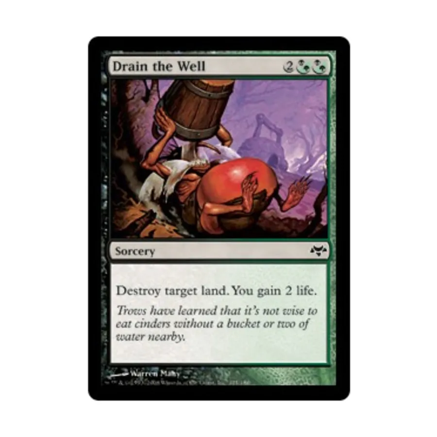 CCG Осушить колодец (С), MTG - Eventide
CCG Осушить колодец (С), MTG - Eventide