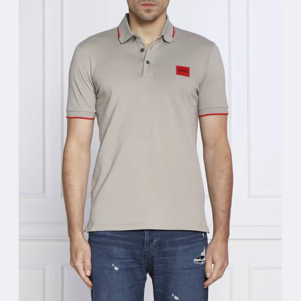 Рубашка-Поло узкого кроя из дерезина Hugo, серый
Рубашка-Поло узкого кроя из дерезина Hugo, серый