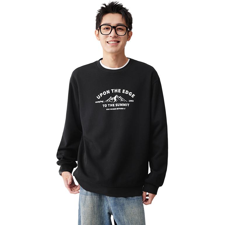 361° Свитшот мужской Super Black с круглым вырезом Moderate Regular
361° Свитшот мужской Super Black с круглым вырезом Moderate Regular