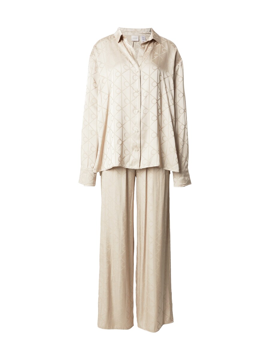 Пижама Calvin Klein, бежевый
Пижама Calvin Klein, бежевый