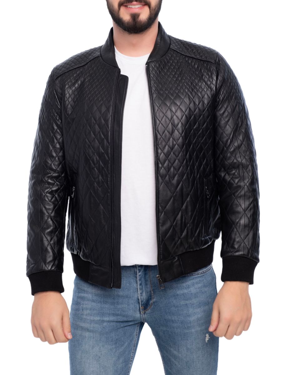 Куртка-бомбер из текстурированной кожи Vellapais, черный
Куртка-бомбер из текстурированной кожи Vellapais, черный