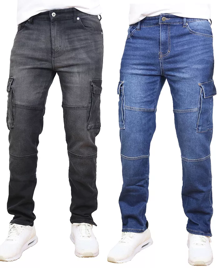 Мужские джинсы с эластичными карманами-карго, 2 шт Blue Ice, синий
Мужские джинсы с эластичными карманами-карго, 2 шт Blue Ice, синий