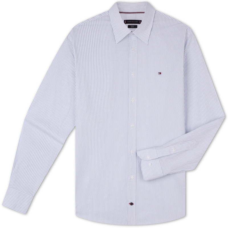 Tommy Hilfiger Мужская рубашка в сине-белую полоску
Tommy Hilfiger Мужская рубашка в сине-белую полоску